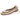 Bailarina Pink Desert Beige mujer YZ26-76 tejida con cordones, vista 3/4 - © Calzados Modesto®