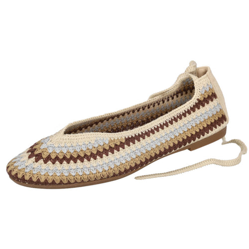 Pink Desert YZ26-76 Beige Bailarinas Mujer