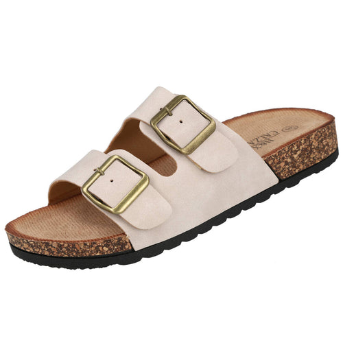 Bubble Bobble BUBBLE BOBBLE 908-2 Sandalias planas Hielo para Mujer