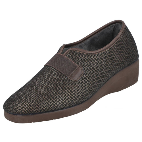 DeValverde ALL224 Zapatillas de Casa Marrones para Mujer