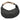 Bolso negro de hombro con asa dorada trenzada y cierre de cremallera, detalle moderno y elegante - © Calzados Modesto®