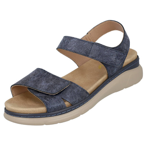 Bubble Bobble BL2610-4 Sandalias Planas Marino Mujer