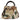 Bolso de mano PINK DESERT AST20763 en dorado con lentejuelas y asa curva negra - © Calzados Modesto®