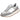Zapatilla New Balance WS237NM en gris, con suela blanca y detalles en gamuza. - © Calzados Modesto®