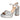 Descubre la elegancia y el estilo audaz con estos espectaculares zapatos de plataforma y tacón - © Calzados Modesto®