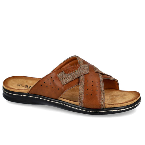 L&R SHOES 19788-F2 Sandalias Camel para Hombre