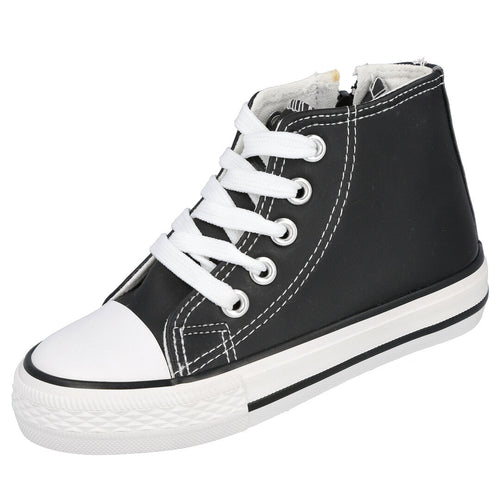L&R Shoes FH2111M Zapatillas Altas Negro Niño