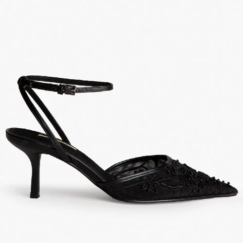 Corina MDM6242 Sandalia fiesta Negro para Mujer