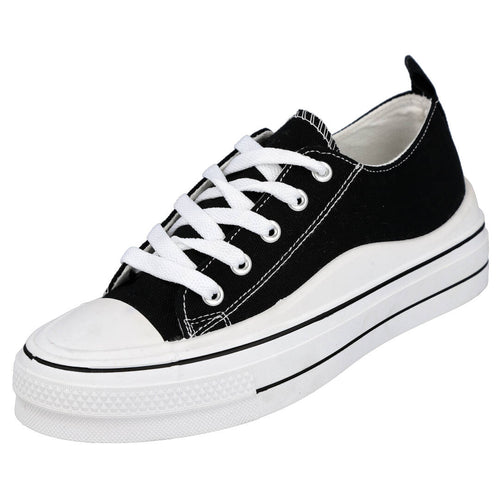 Bubble Bobble MDLHD-76 Zapatillas de Lona Negras para Mujer