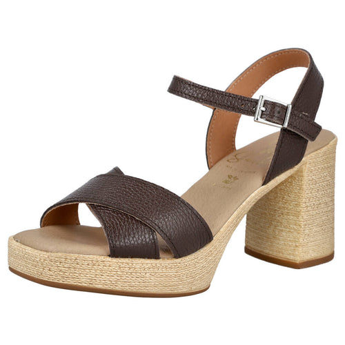 Oh! My Sandals 5731 Sandalias de Tacón Marrones para Mujer