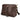 Bolso Pink Desert GTV15101 marrón mujer, vista frontal con detalle de tiras y herrajes dorados - © Calzados Modesto®