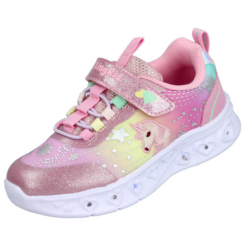 L&R Shoes FH521-L Zapatilla Deportiva Rosa para Niña