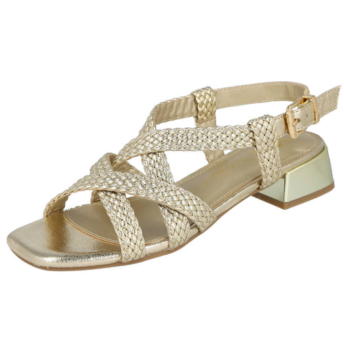 Xti MD145259 Sandalias Oro Mujer