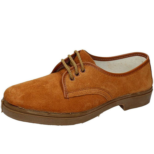 L&R SHOES 052 Zapatos de Cordones Marrones para Hombre
