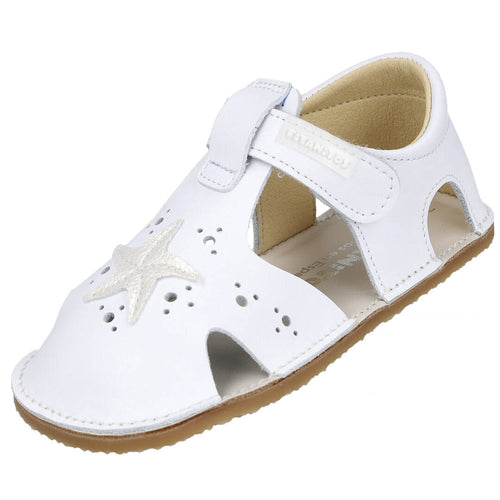 Titanitos L560-Estrella Sandalias Niña Blanco