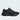 Zapatilla Adidas RUNFALCON 6W negra mujer, vista lateral con cordones y mediasuela gruesa - © Calzados Modesto®
