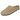 Mocasín beige mujer Pink Desert 7923, vista frontal detallada de ante - © Calzados Modesto®