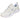 Zapatilla deportiva New Balance W4088EN beige para mujer, vista frontal con cordones y logo 'N' - © Calzados Modesto®