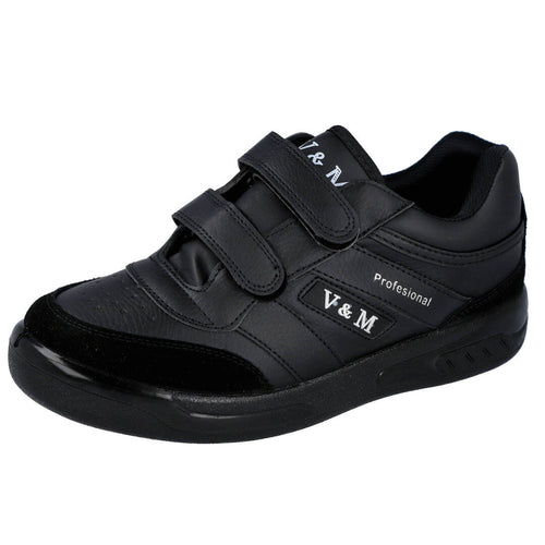 L&R SHOES MDM802-16N Zapatillas Deportivas Negras para Hombre