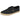 Zapatilla BUBBLE BOBBLE GB-36 de lona negra para hombre, vista frontal con cordones - © Calzados Modesto®