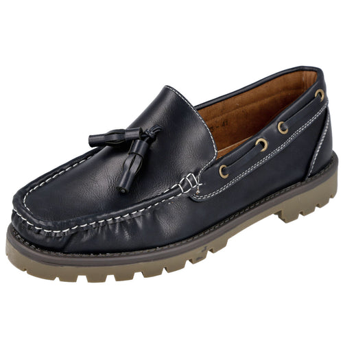 Bubble Bobble MD893 Mocasines Azules para Hombre