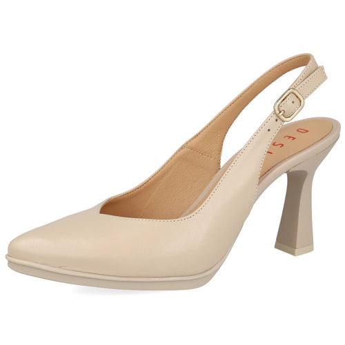 Desiree MDSAGA14 Sandalia de tacón crema mujer