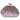 Diseño fruncido y acabado aterciopelado del bolso de fiesta Pink Desert malva para mujer - © Calzados Modesto®