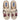 Vista superior de zapatilla abierta beige Pink Desert con estampado de niña y gato - © Calzados Modesto®