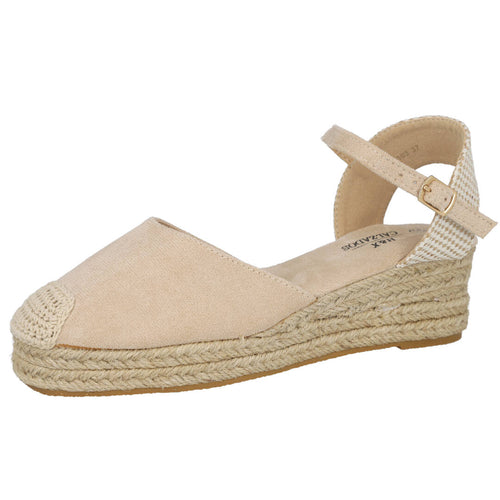 Pink Desert 1103 Cuña Beige para Mujer