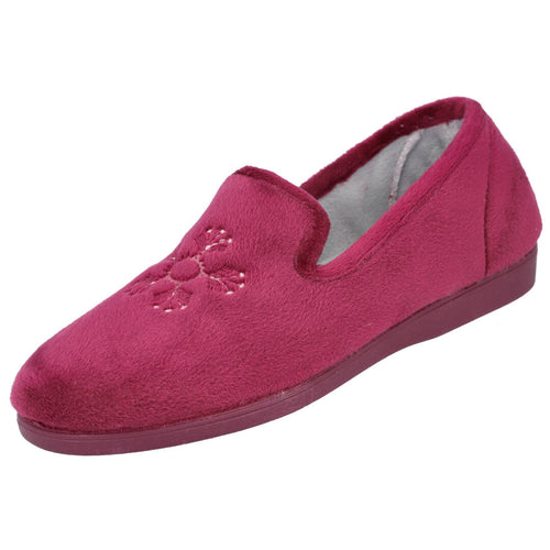 Bubble Bobble MD190 Zapatillas de Casa Burdeos para Mujer