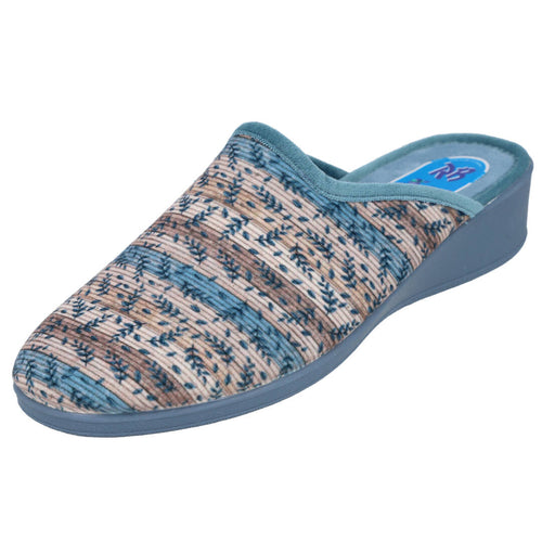 Bubble Bobble MD32068 Zapatillas Abiertas Marrones y Azules para Mujer