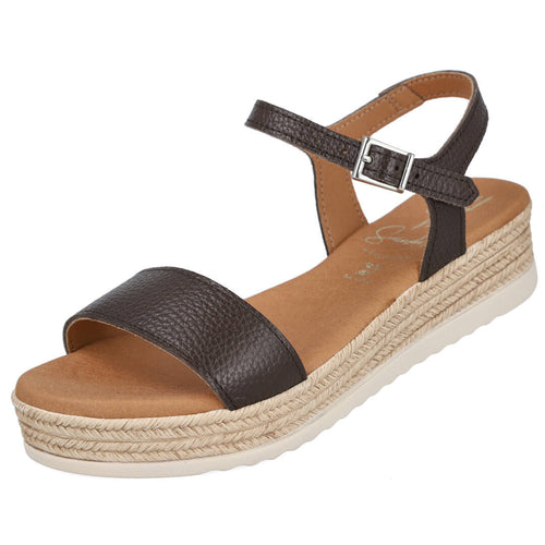 Oh! My Sandals 6111 Sandalias Planas Marrones para Mujer