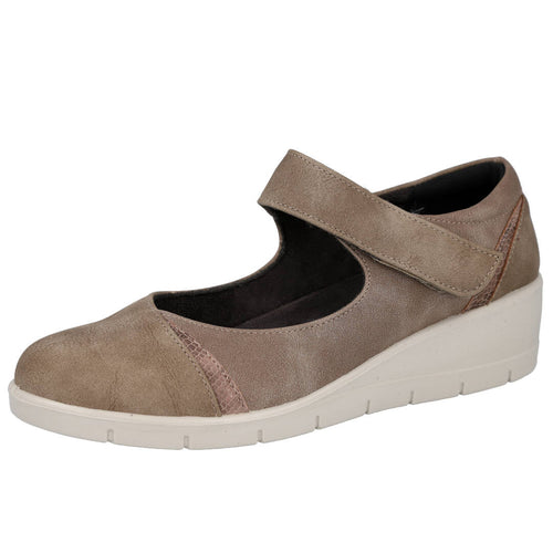 L&R Shoes MD22M502 taupe Mary Jane Mujer