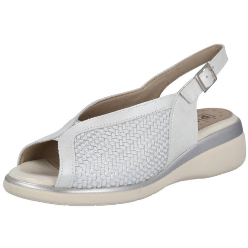Pitillos AL5015 Sandalias Planas Plateadas para Mujer