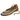 Bailarina camel de mujer Pink Desert tejida con cordones, detalle frontal ZigZag - © Calzados Modesto®