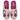 Vista superior zapatillas Pink Desert mujer rosa con dibujo - © Calzados Modesto®
