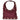 Elegante bolso de hombro en tono burdeos con textura de ante, adornado con llamativos tachones - © Calzados Modesto®