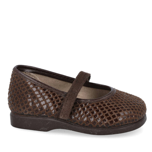 Andrea Ruiz 150/S zapato marrón para niña