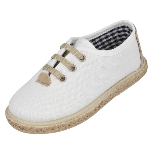 Bubble Bobble LRVUL1000-PS Zapatillas de Lona Blancas para Niño