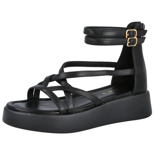 Pink Desert 5506 Negro Sandalias planas Mujer