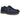 Detalle lateral zapato cordones azul PRESTIGIO hombre. Máxima calidad en cada puntada. - © Calzados Modesto®