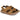 Sandalias BUBBLE BOBBLE de cuero marrón para hombre, estilo casual con tira ajustable - © Calzados Modesto®