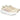 Par de zapatillas deportivas beige Adidas Response Cl para mujer en perspectiva frontal, mostrando s - © Calzados Modesto®