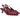 Par de zapatos salón burdeos Pink Desert en perspectiva diagonal - © Calzados Modesto®