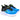 Par de zapatillas deportivas Skechers 401495N azules para niño, vista frontal superior - © Calzados Modesto®