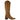 Bota alta de mujer Bubble Bobble camel, vista interior con cremallera - © Calzados Modesto®
