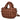 Bolso acolchado Pink Desert CTS73635 marrón en vista lateral con asa corta - © Calzados Modesto®