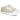 Zapatillas bajas CONGUITOS oro brillante con cordones blancos y suela de goma - © Calzados Modesto®