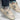 New Balance M3736DX beige hombre, zapatillas deportivas puestas con vaqueros - © Calzados Modesto®