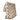 Bolso tote PINK DESERT beige de piel troquelada con forro interior de tela - © Calzados Modesto®